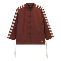 adidas x CLOT by Edison Chen Track Jacket Asia Sizing 'Fox Brown' KD4031