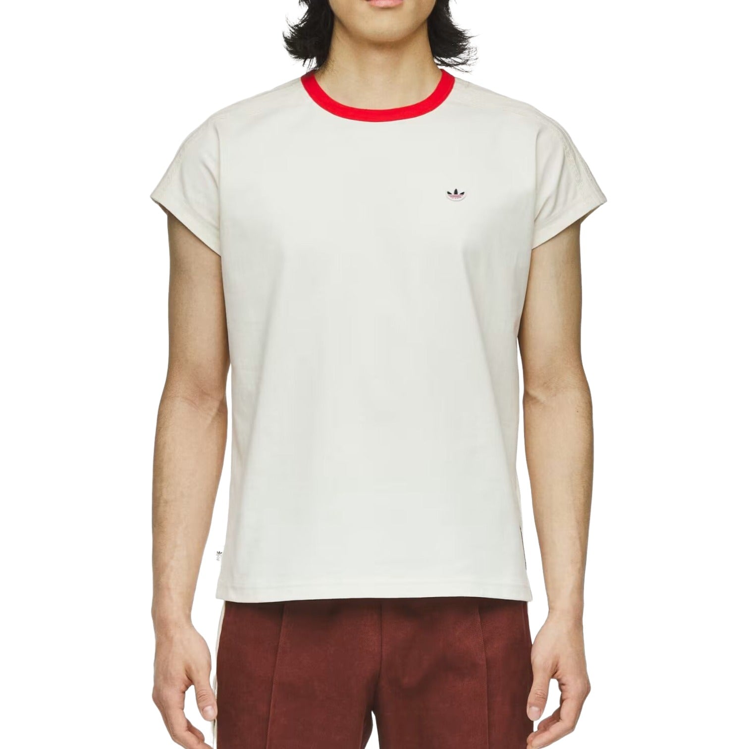 adidas x CLOT by Edison Chen Dolman T-Shirt Asia Sizing 'Wonder White' KD4026