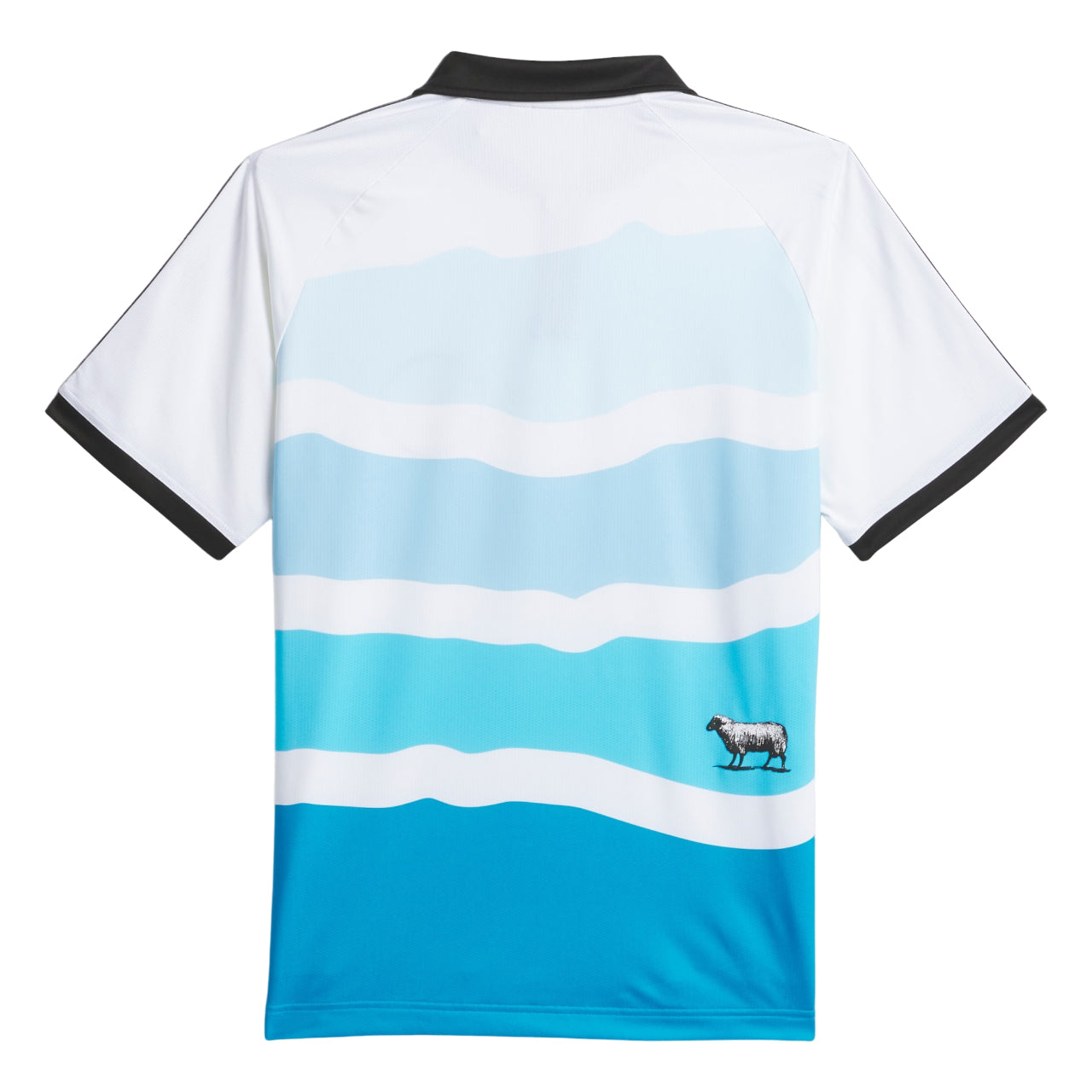adidas CLTFC X BLACK SHEEP Polo Shirt Asia Sizing 'White Blue Black' JH3733