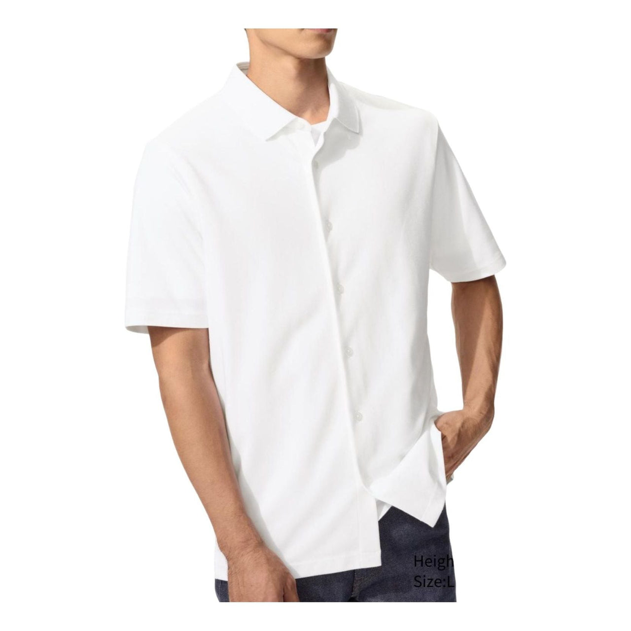 UNIQLO AIRism Polo Shirt 'White' 482303-00