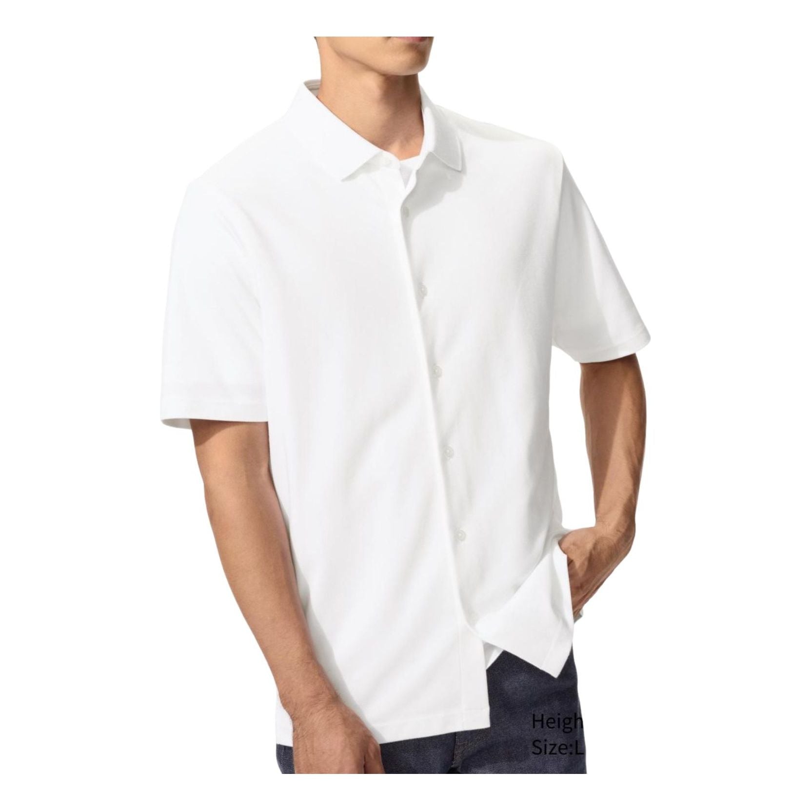 UNIQLO AIRism Polo Shirt 'White' 482303-00