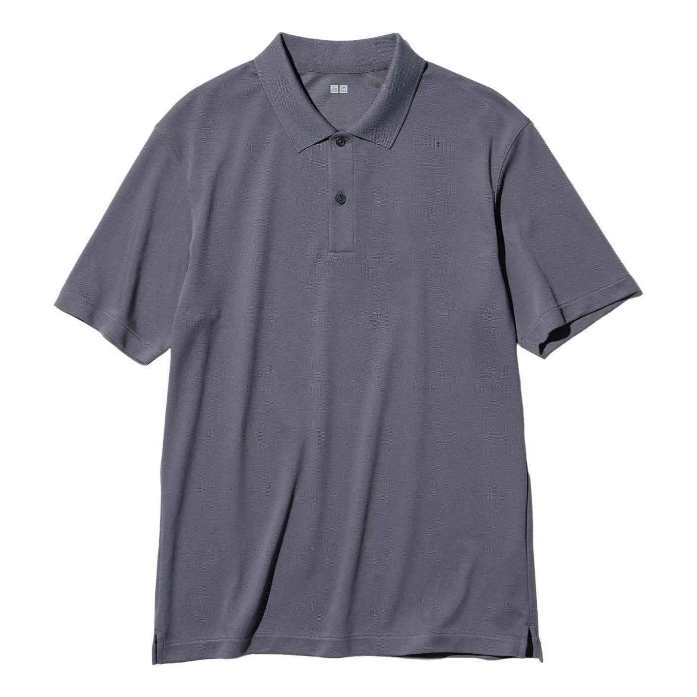 UNIQLO AIRism Polo Shirt 'Dark Gray' 475367-08