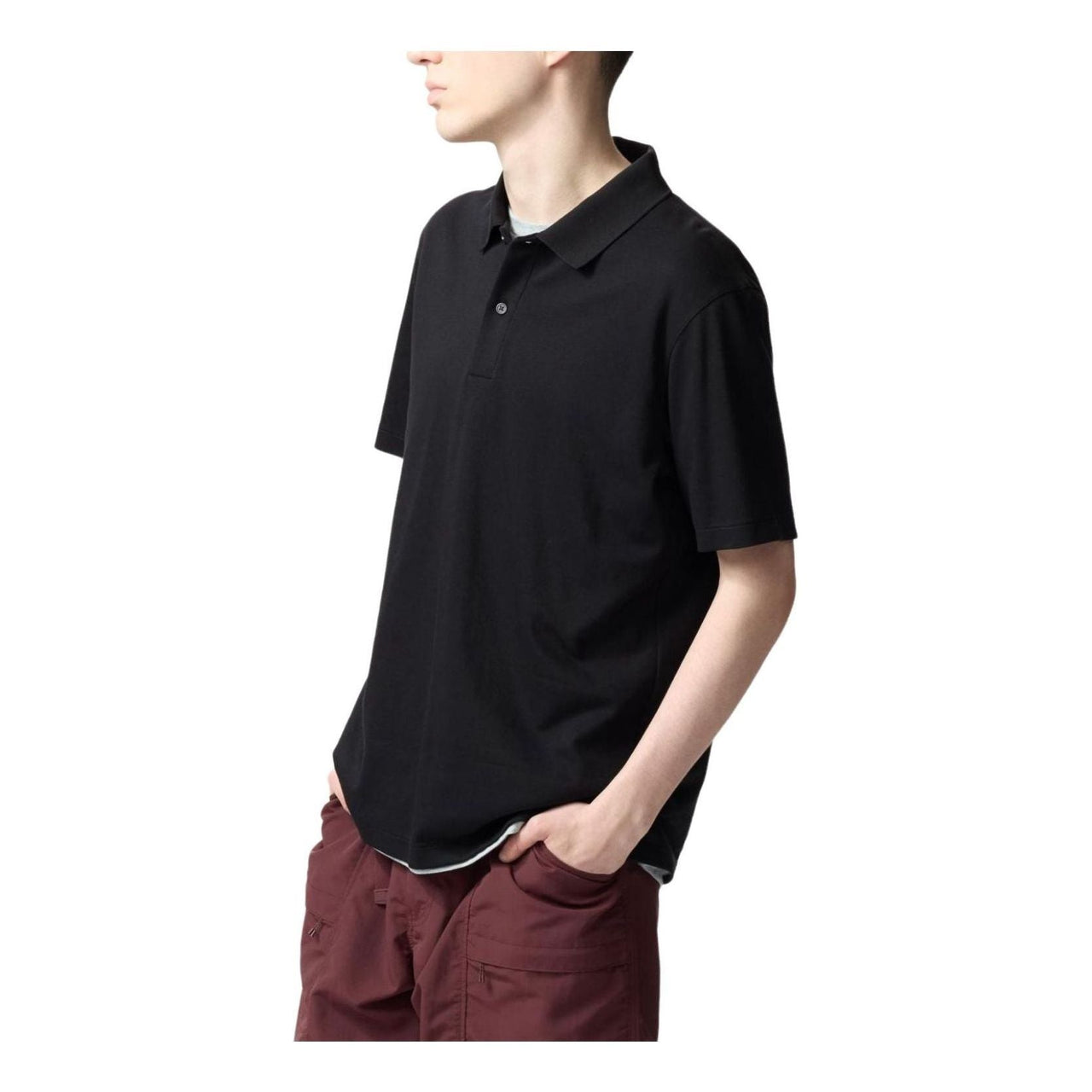 UNIQLO AIRism Polo Shirt 'Black' 475367-09