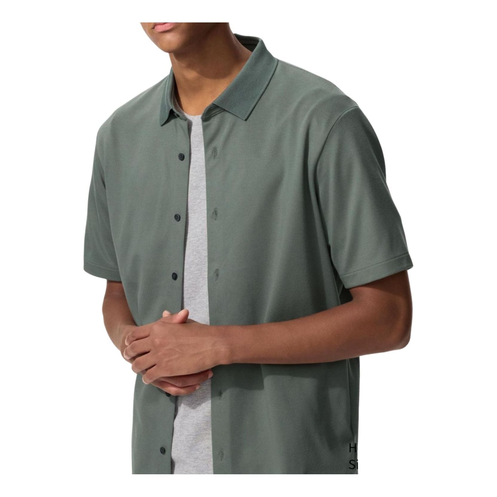 UNIQLO AIRism Polo Shirt 'Dark Green' 482303-58