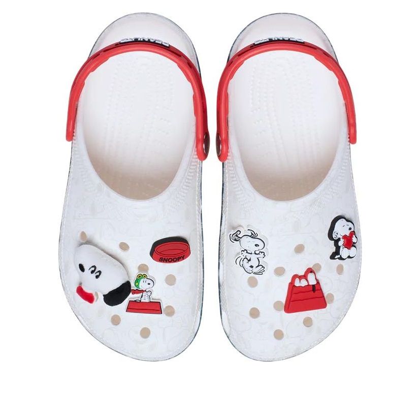 Crocs x Peanuts Snoopy Classic Clog 'White Black' 211124-90H