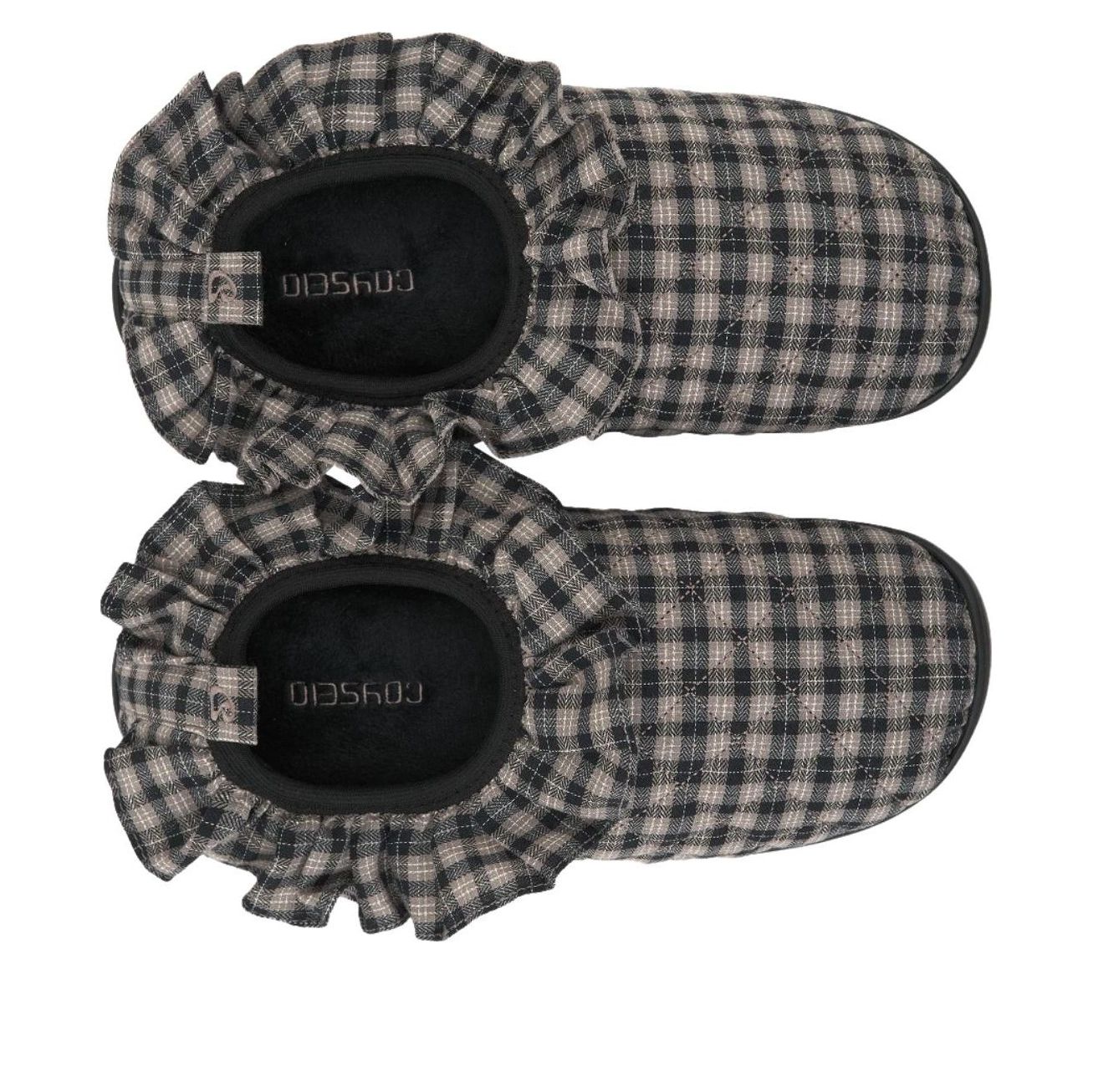 SUBU x Coyseio Fluff Check Padded 'Check Brown' CS-12