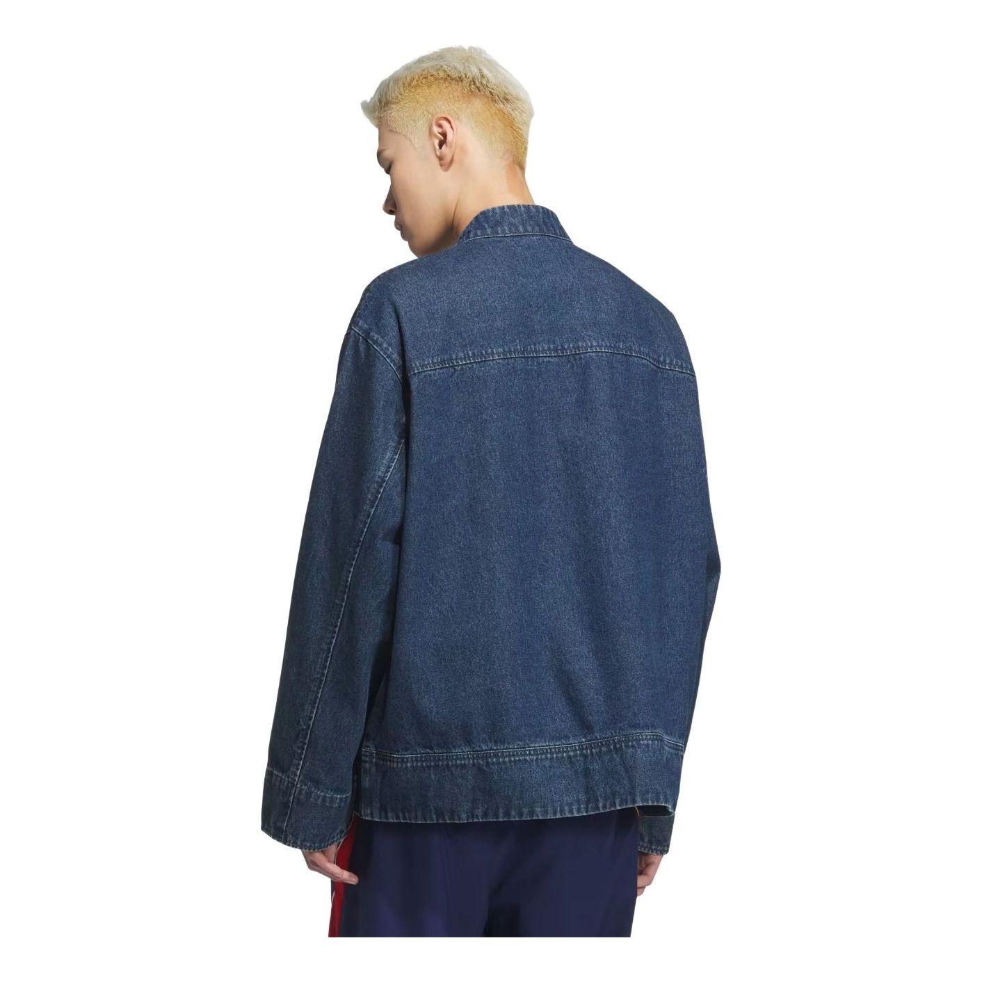 adidas CTT Oversized Track 3.0 Jacket Asia Sizing 'Medium Blue Denim' JZ9928