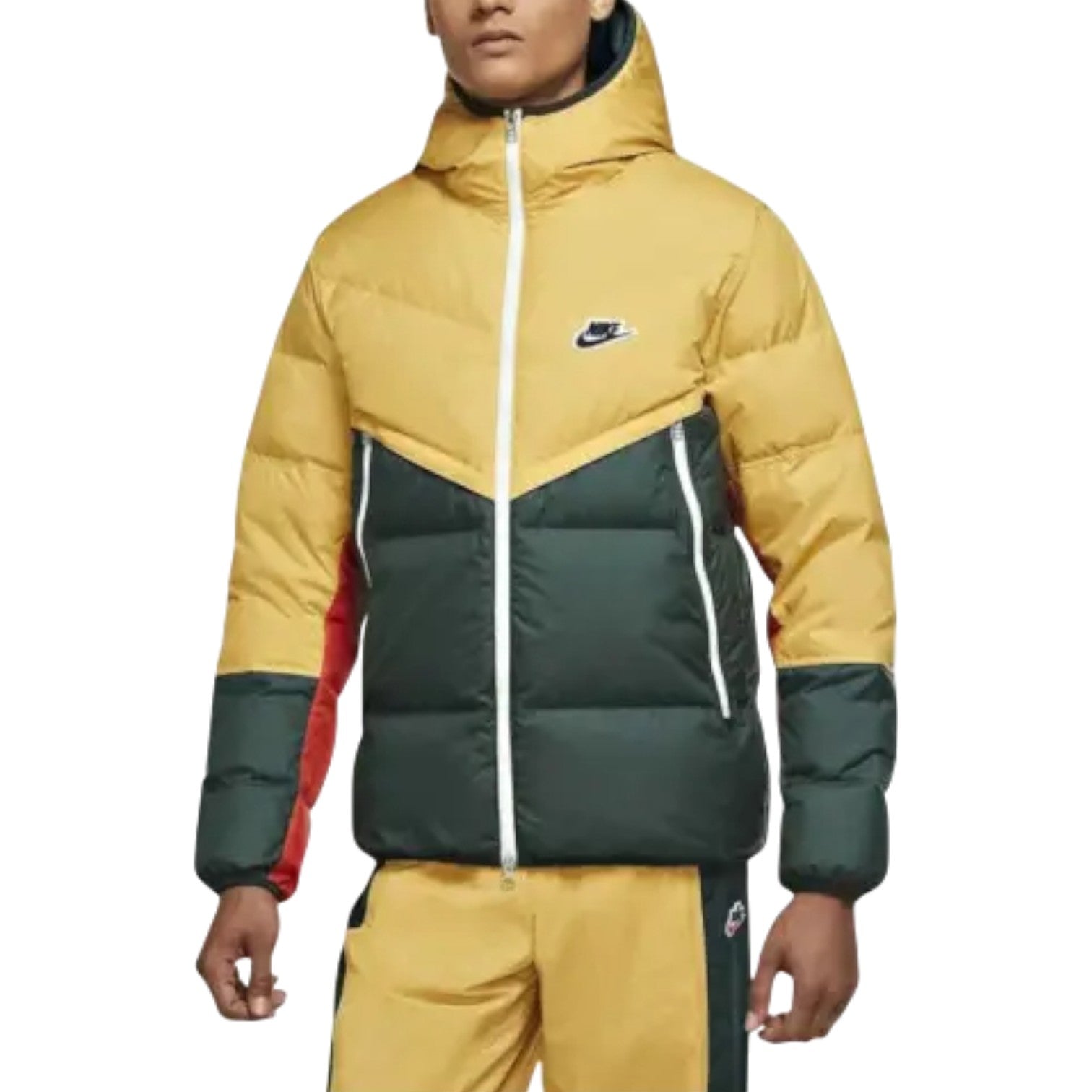Nike Sportswear Down-Fill Windrunner Jacket 'Yellow Green' CU4404-700