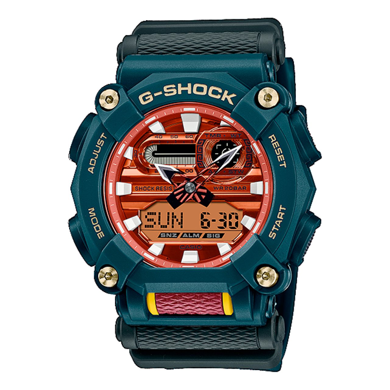 CASIO G-Shock Analog-Digital 'Green' GA-900DBR-3APFLD