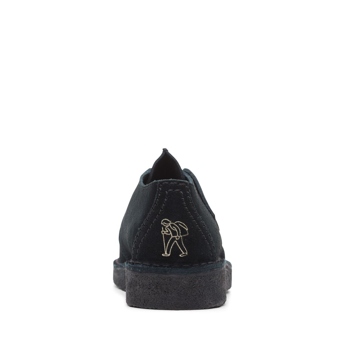 (WMNS) Clarks Desert Trek 'Black Suede' 26165566