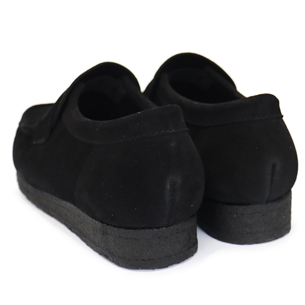 Clarks Wallabee Loafer Suede 'Black' 26172503