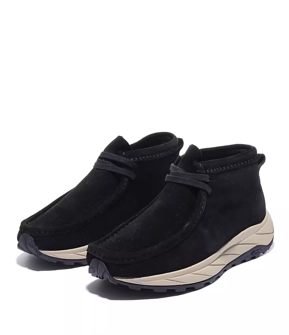 Clarks Wallabee Eden Suede 'Black' 26173320