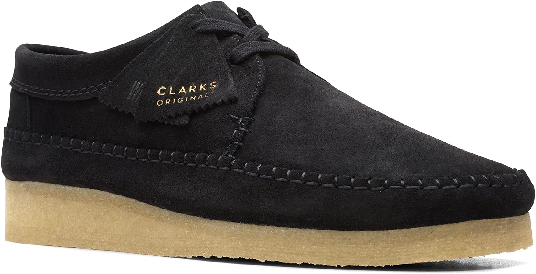 Clarks Weaver Suede 'Black' 26165081