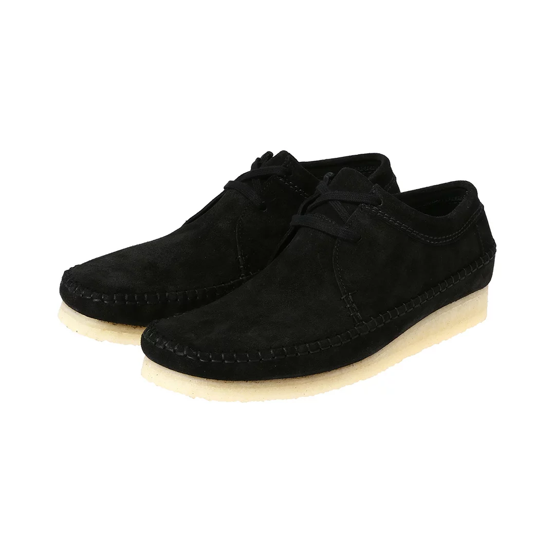 Clarks Weaver Suede 'Black' 26165081