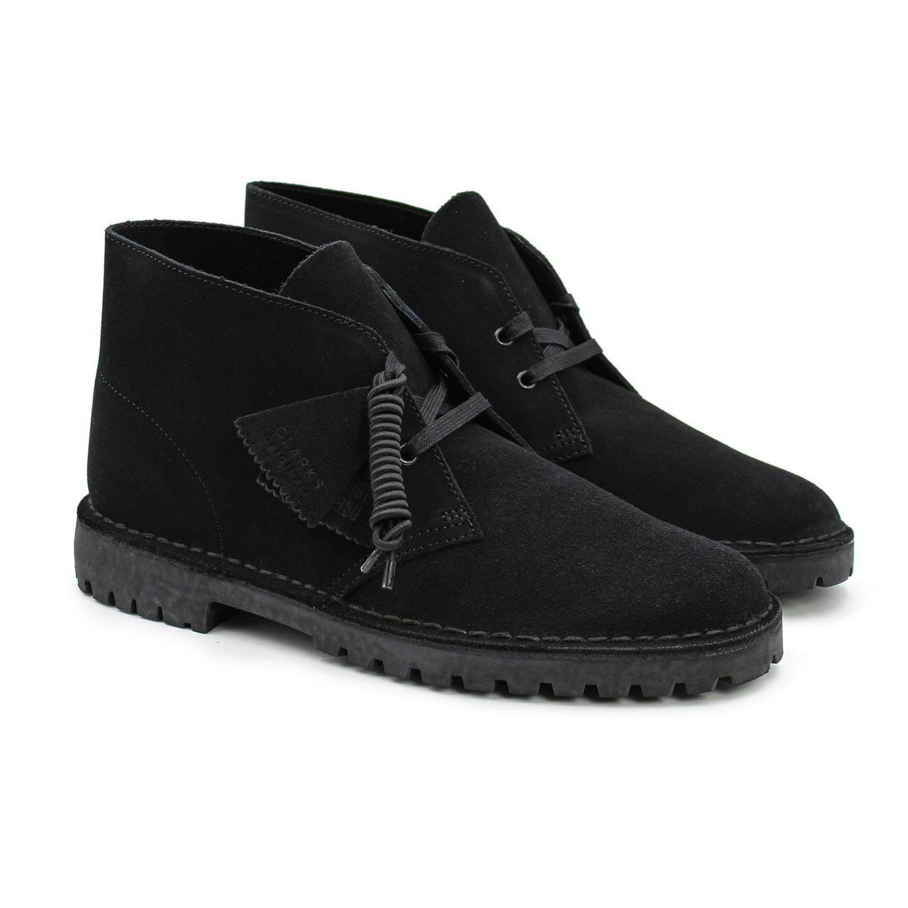 Clarks Desert Rock Suede 'Black' 26162705