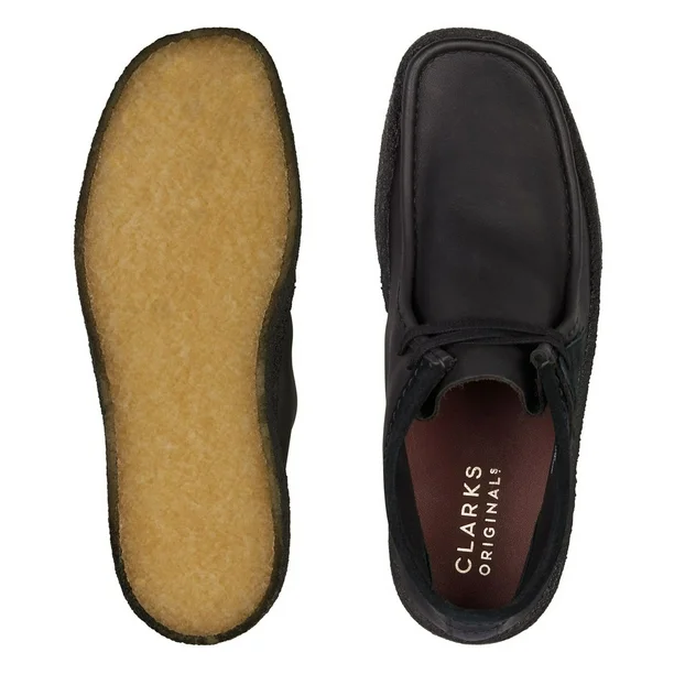 Clarks x Vandy The Pink Skeleton Wallabee V2 Leather Patent 'Black' 26163169
