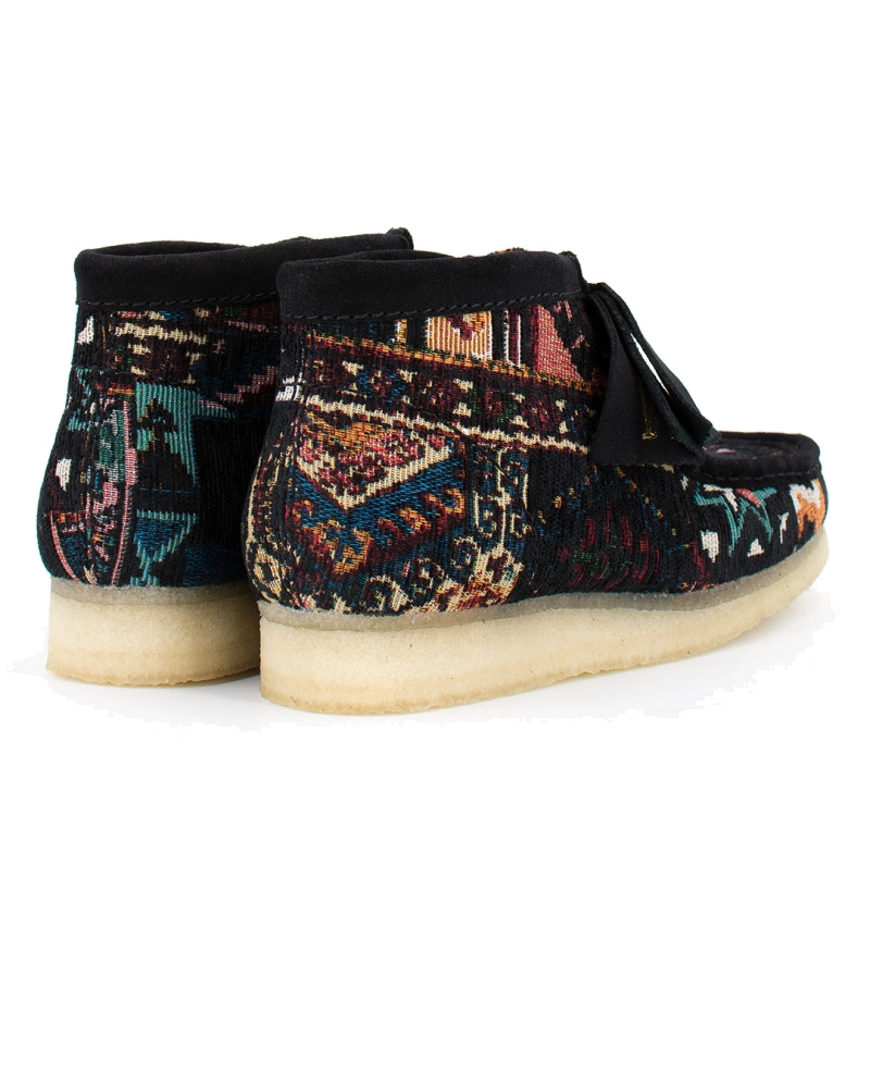 Clarks Wallabee Boots 'Black Combi' 26162511