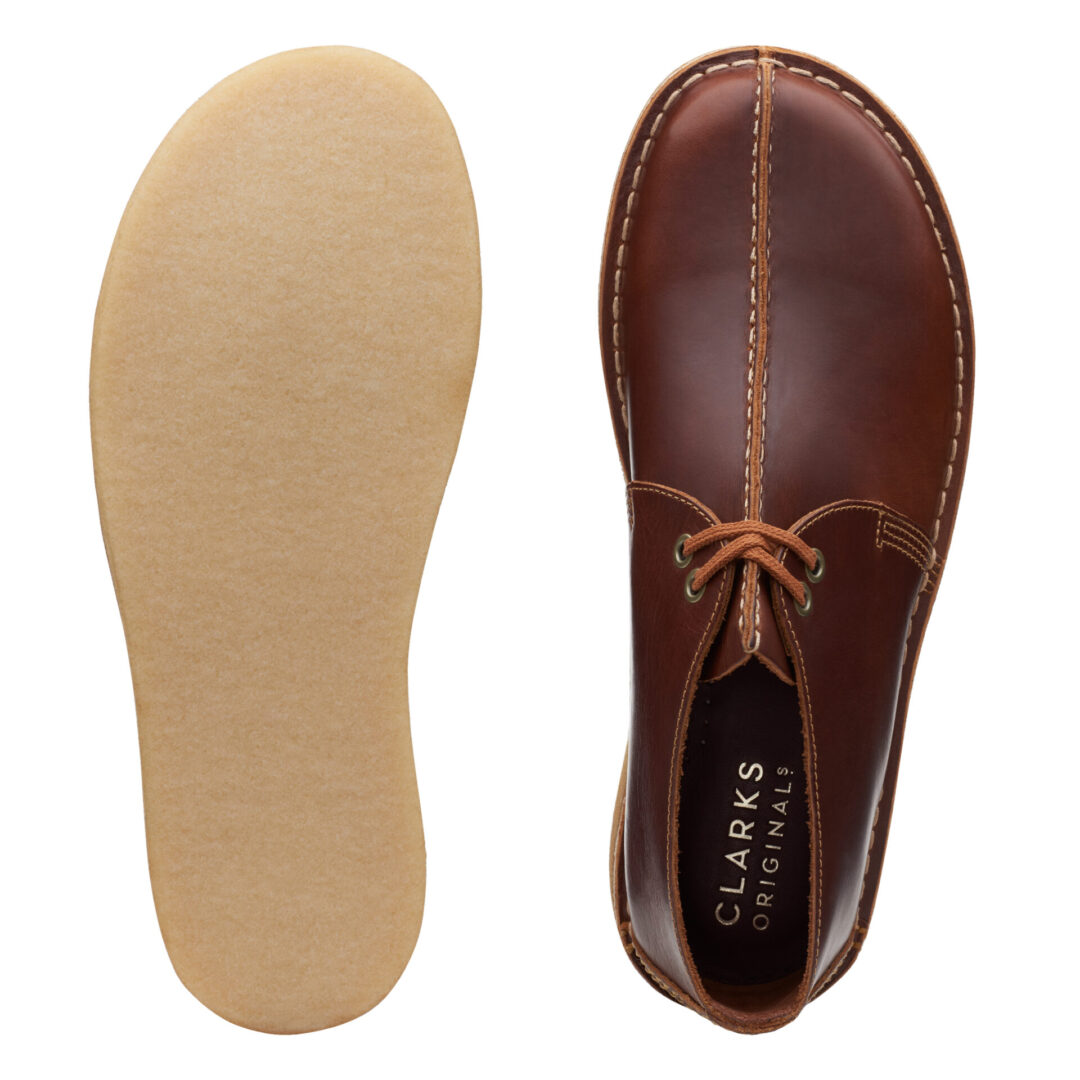 (WMNS) Clarks Desert Trek Leather 'Tan' 26148562