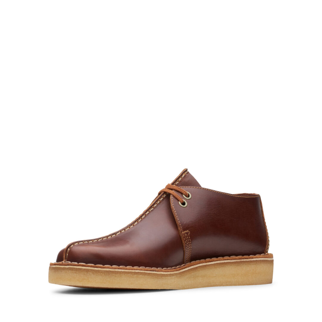 (WMNS) Clarks Desert Trek Leather 'Tan' 26148562