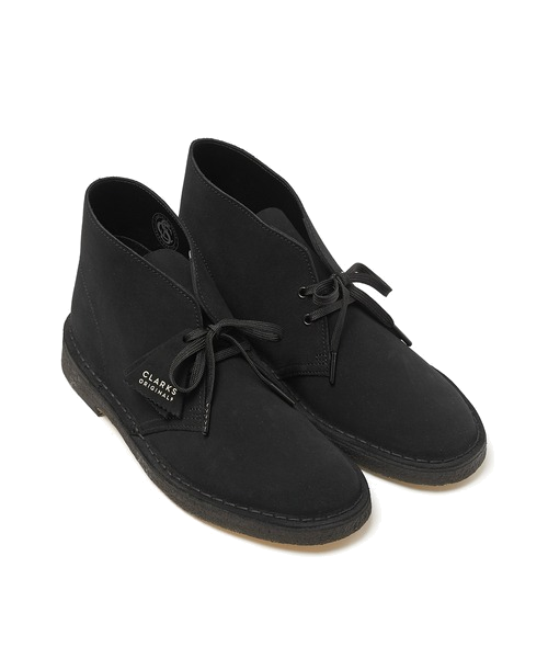 Clarks Desert Boots Suede 'Black' 26155480