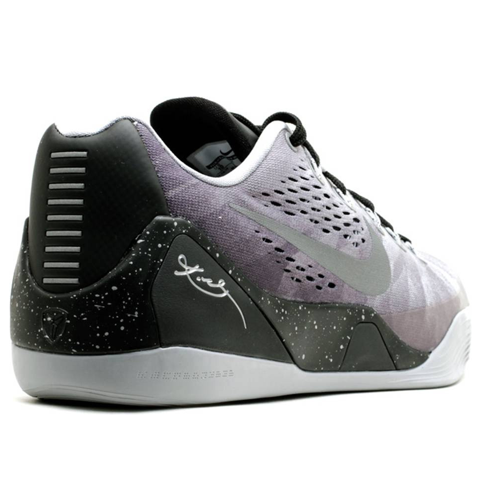 Nike Kobe 9 EM Premium 'Black Metallic Silver' 652908-001