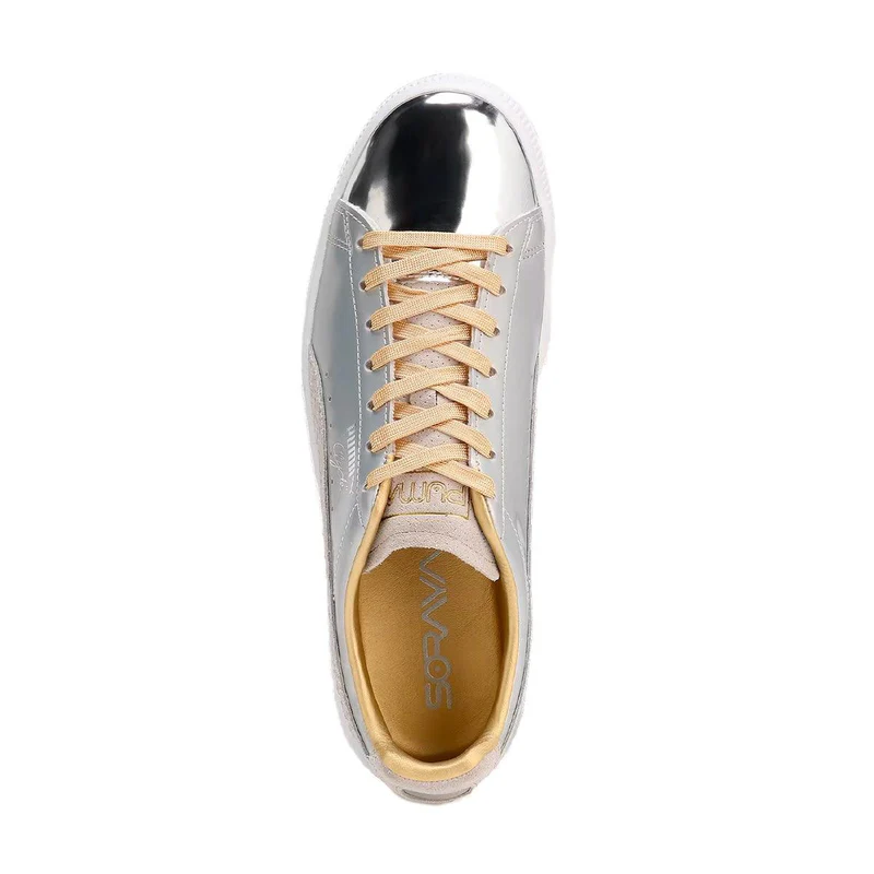 PUMA Clyde x Sorayama 'Silver Gold' 394496-01