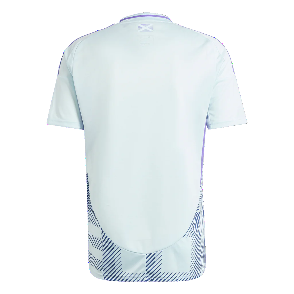 adidas Scotland 24 Away Soccer Jersey Asia Sizing 'Almost Blue' IP8365