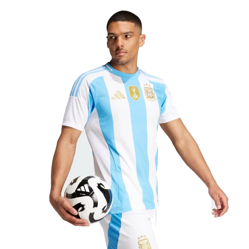adidas Argentina 24 Home Fan Edition Soccer Jersey Asia Sizing 'White Blue Burst' IP8409