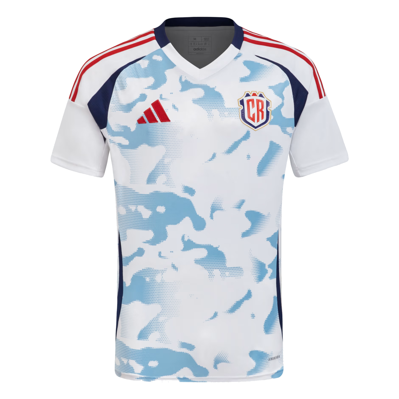 adidas Costa Rica 24 Away Soccer Jersey Asia Sizing 'White Blue' JK0018