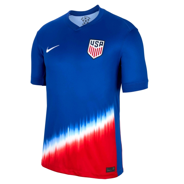 Nike USMNT 24 Stadium Away Replica Soccer Jersey 'Blue' FJ4277-417