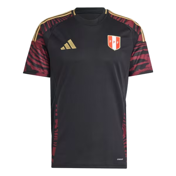 adidas Peru 24 Away Soccer Jersey 'Black' IQ2445