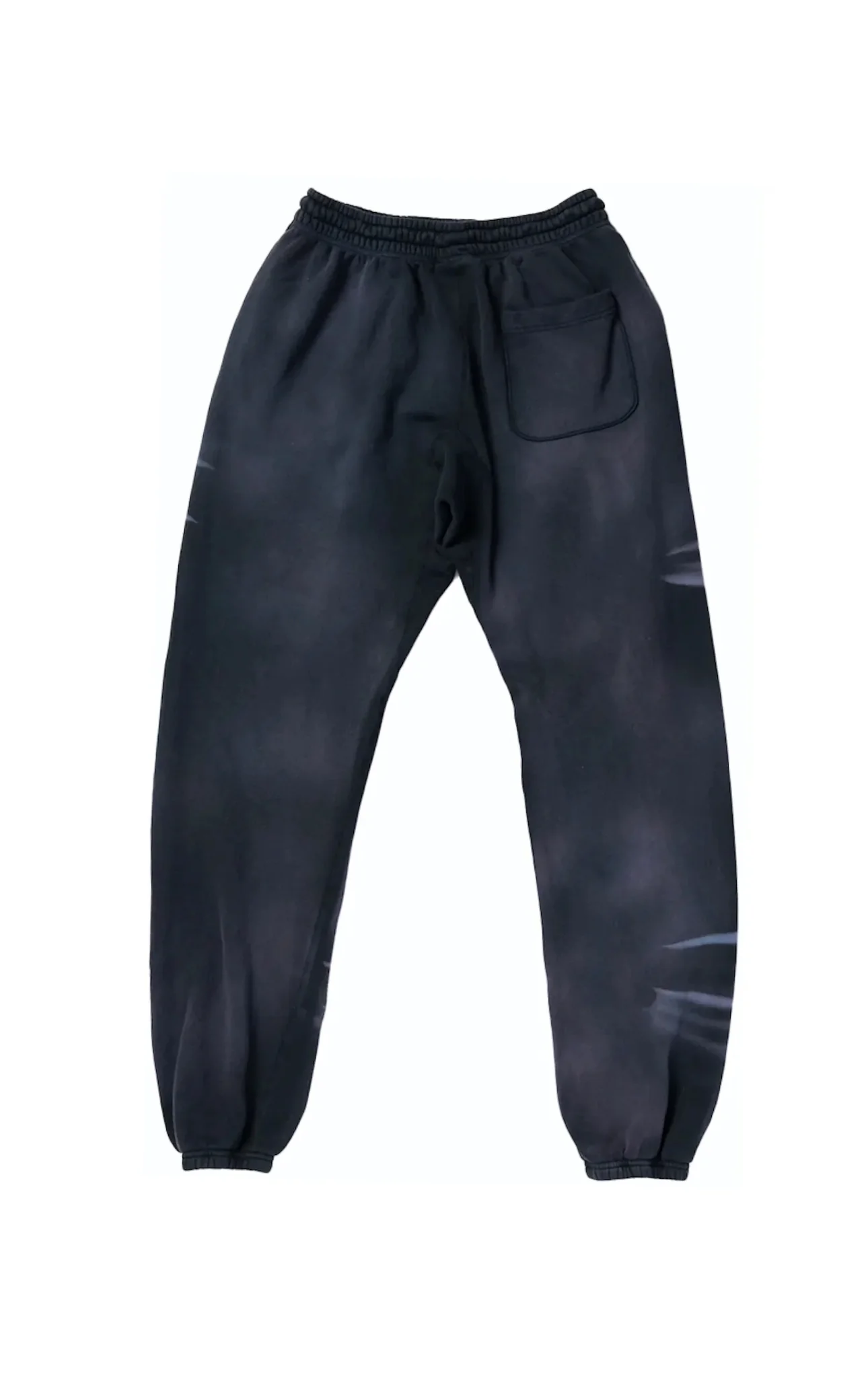 Hellstar Airbrushed Skull Closed Elastic Bottom Sweatpants 'Dark Grey' HSASCB287
