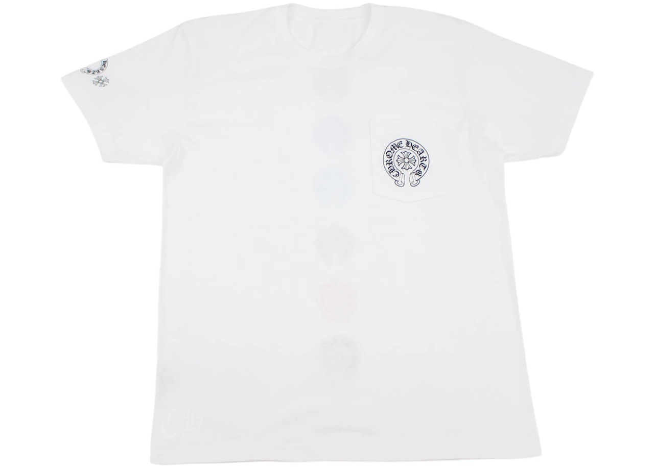 Chrome Hearts Multi Color Horseshoe T-Shirt 'White' CHMH766