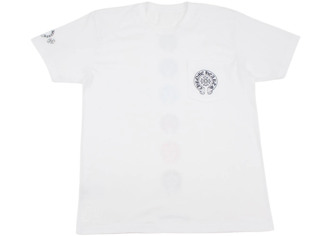 Chrome Hearts Multi Color Horseshoe T-Shirt 'White' CHMH766