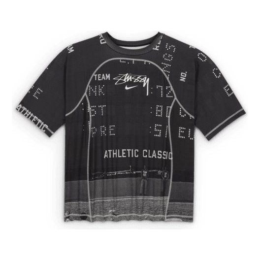 Nike x Stussy Allover Print UV Top 'Black White' NESSE342-001