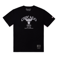 Mitchell & Ness Monotone Chicago Bulls T-Shirt 'Black White' MNTS040CB