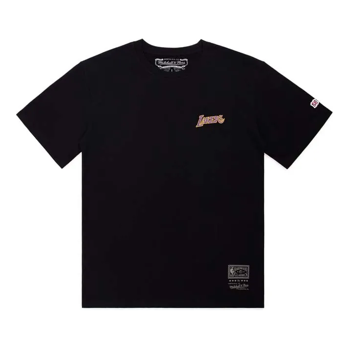 Mitchell & Ness Big Box LA Lakers T-Shirt 'Black' MNTS041LAL