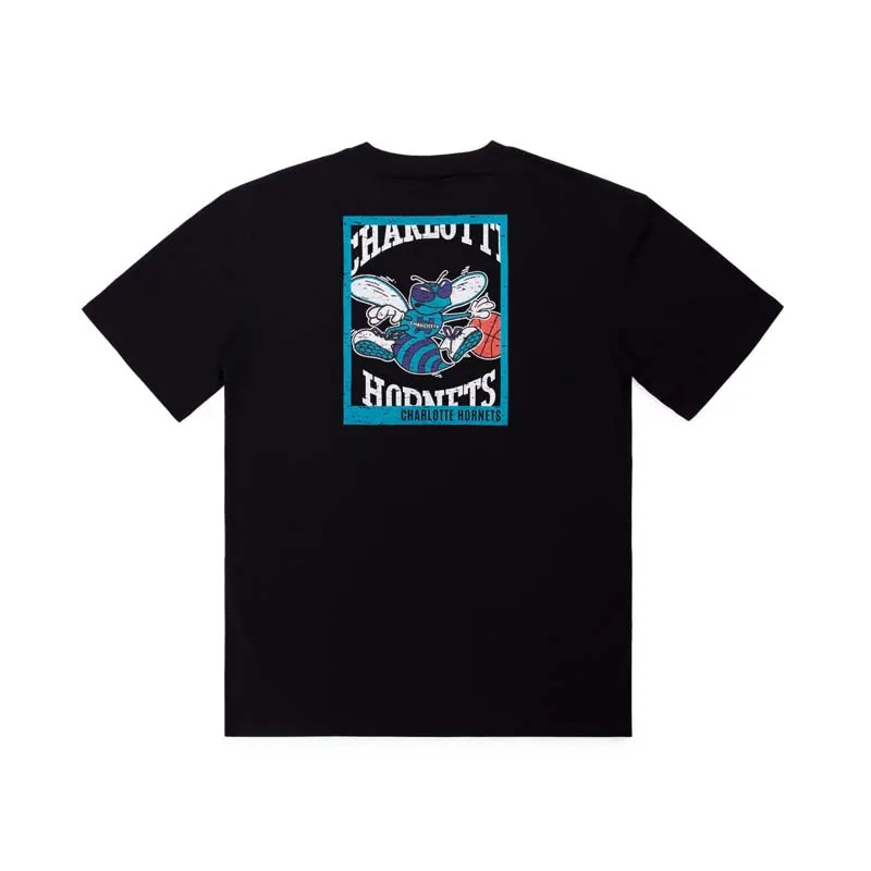 Mitchell & Ness Big Box Charlotte Hornets T-Shirt 'Black' MNTS041CH