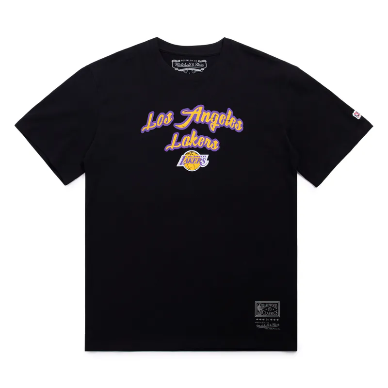 Mitchell & Ness Highlight LA Lakers T-Shirt 'Black' MNTS042LAL