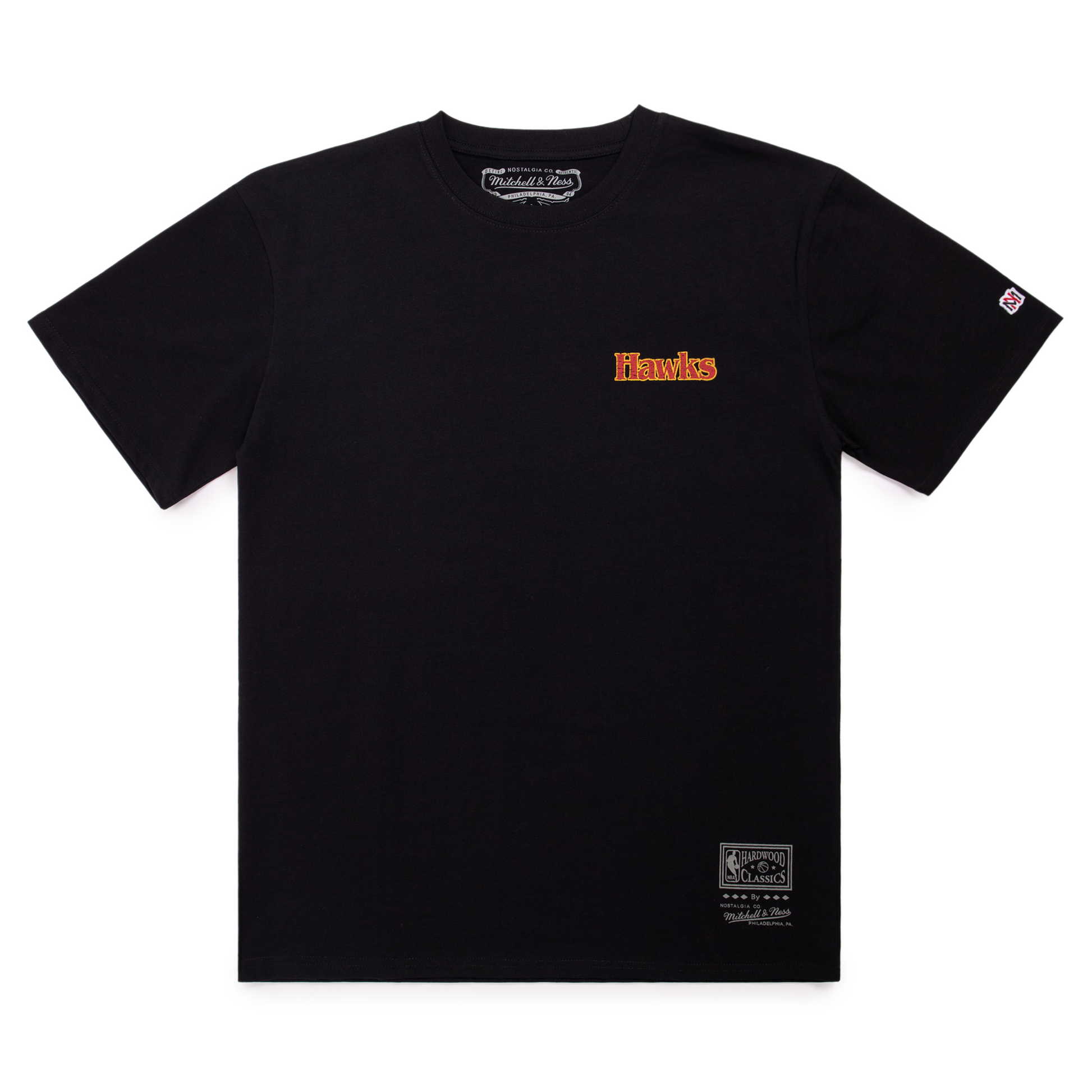 Mitchell & Ness NBA Big Box Atlanta Hawk T-Shirt 'Black' MNTS041AH
