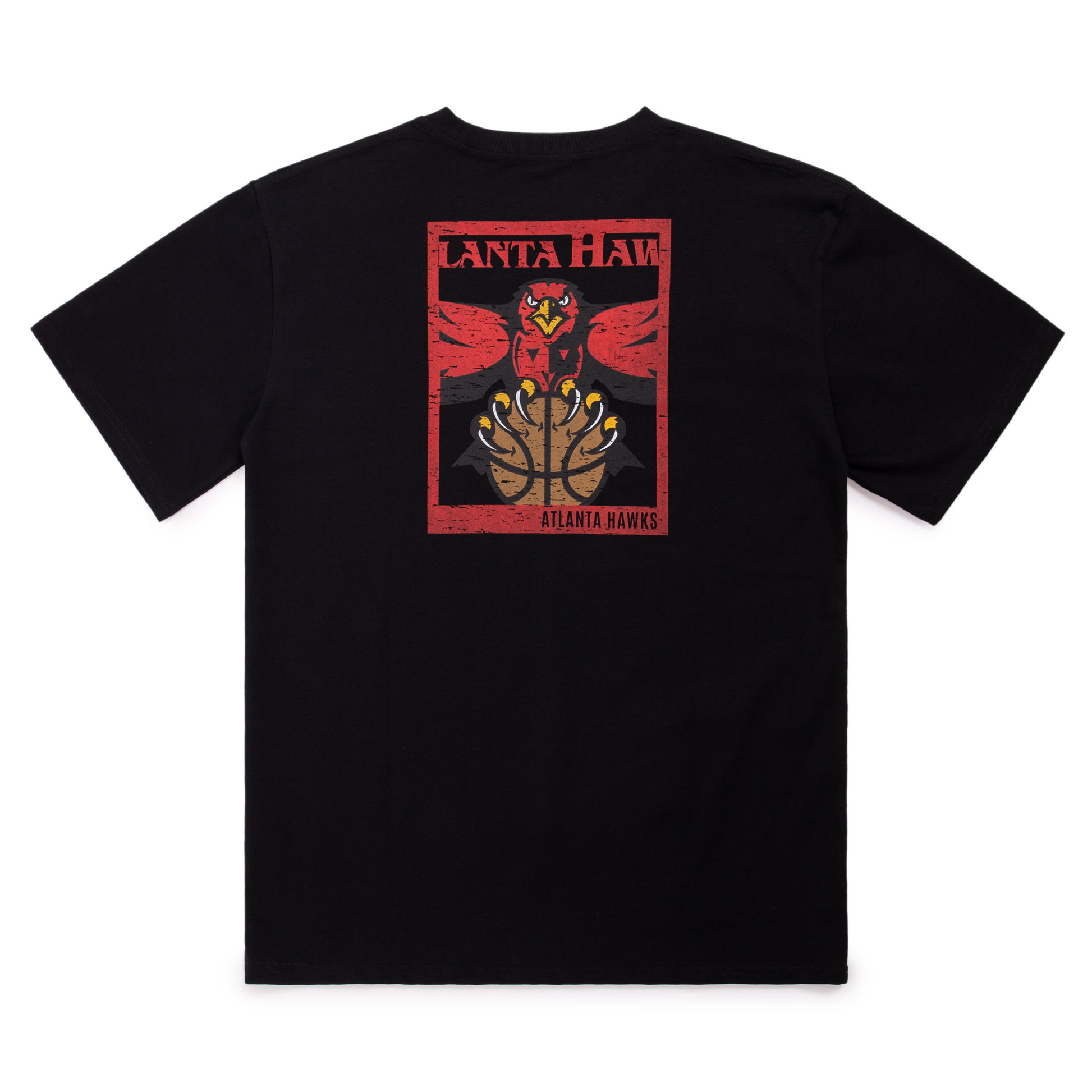 Mitchell & Ness NBA Big Box Atlanta Hawk T-Shirt 'Black' MNTS041AH