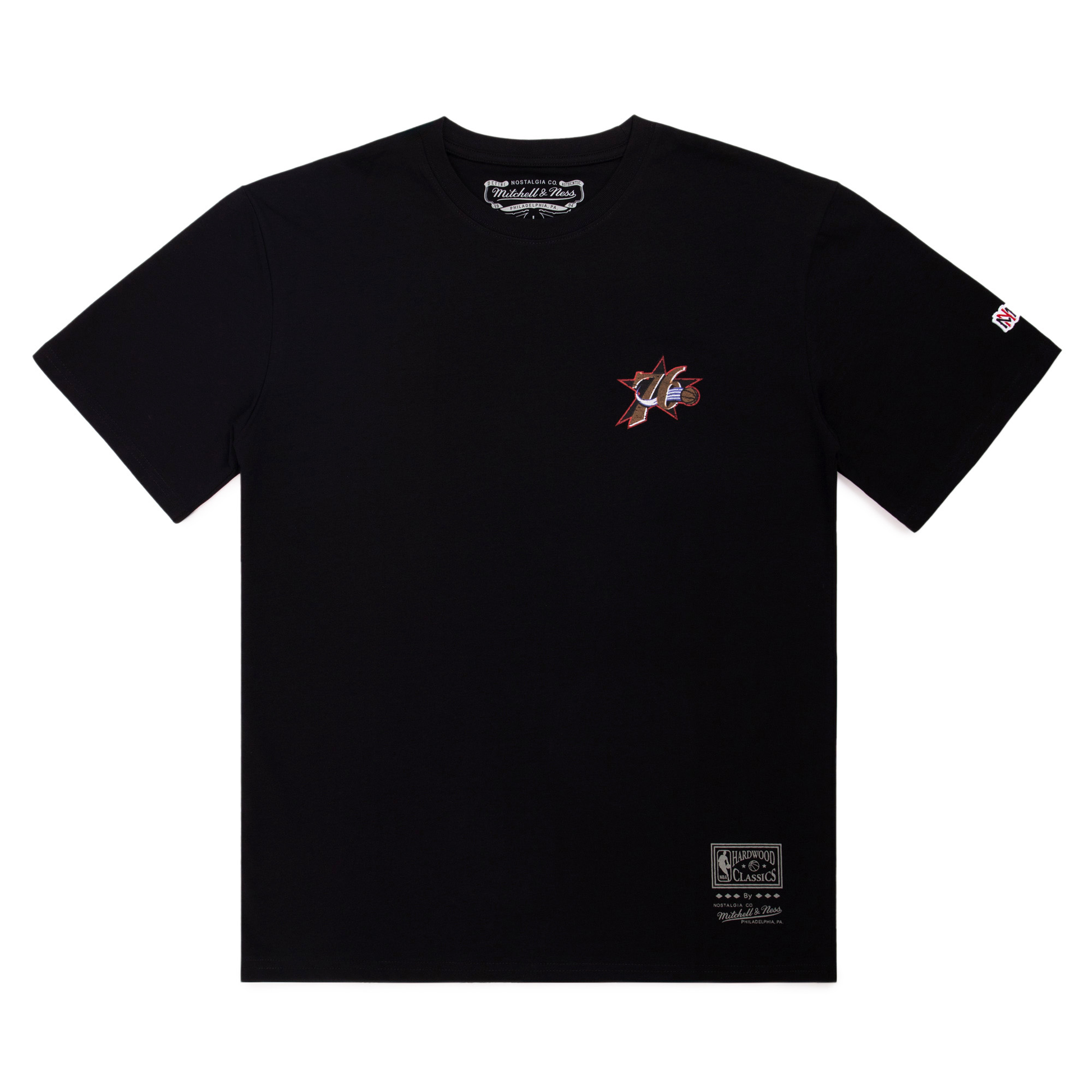 Mitchell & Ness NBA Big Box Philadelphia Sixers T-Shirt 'Black' MNTS041P7
