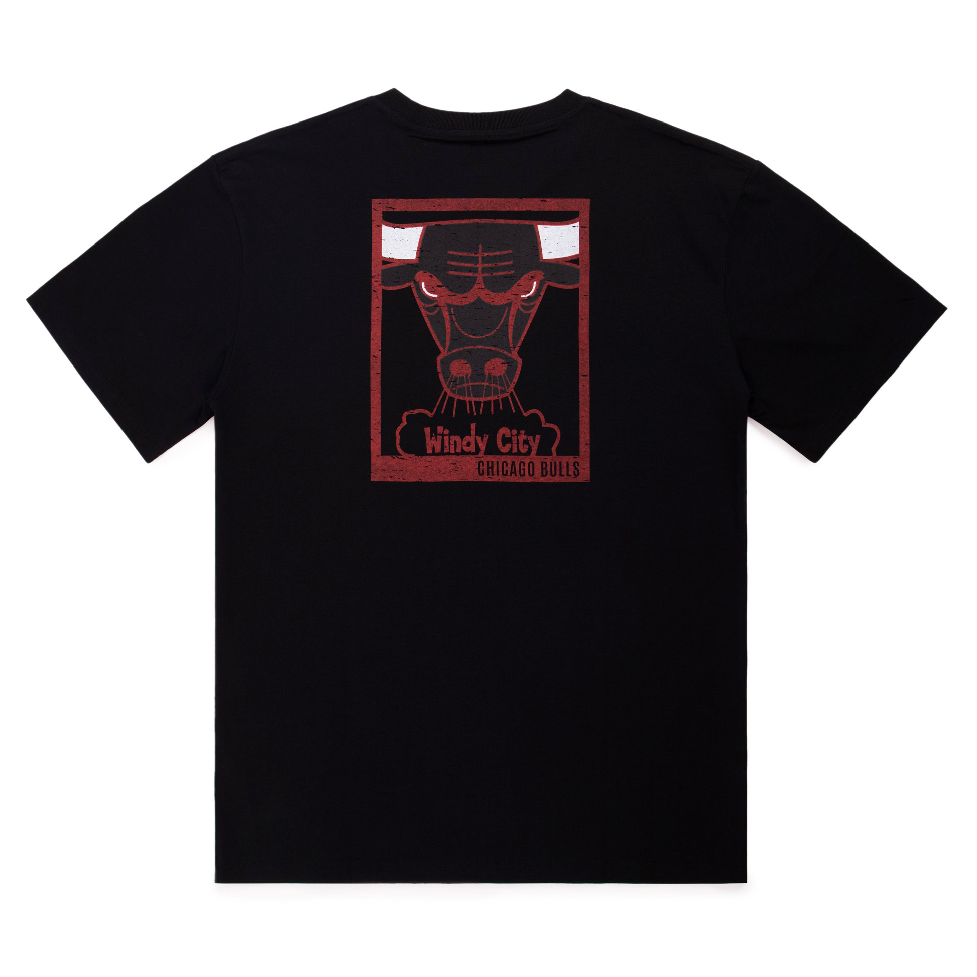 Mitchell & Ness NBA Big Box Chicago Bulls T-Shirt 'Black' MNTS041CB