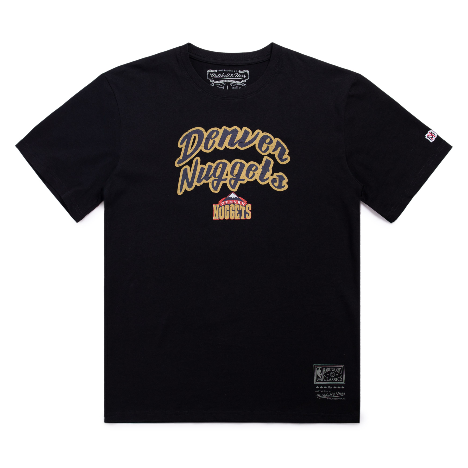 Mitchell & Ness NBA Highlight Denver Nuggets T-Shirt 'Black' MNTS042DN
