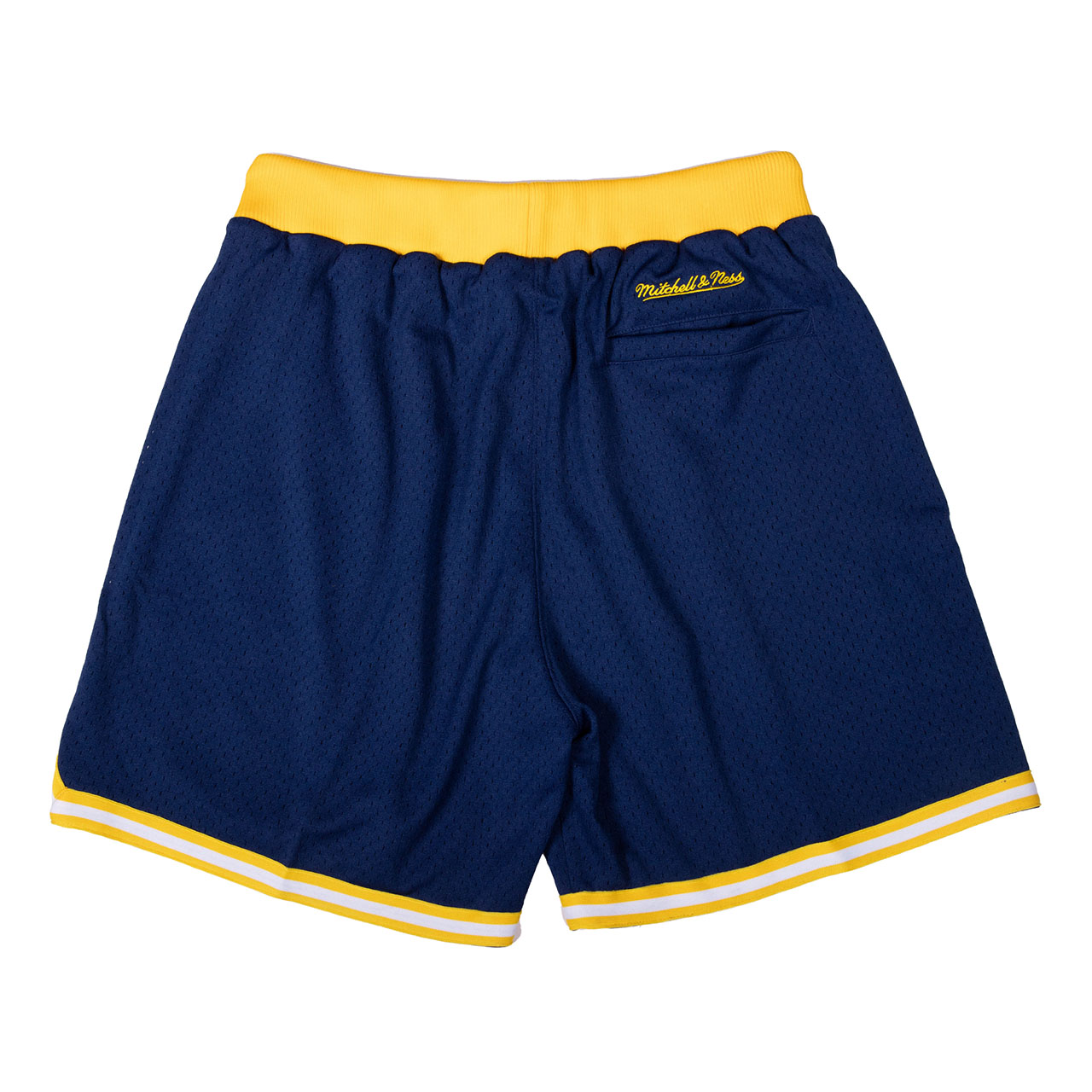 Mitchell & Ness Branded Game Day Shorts 'Navy Yellow' MB22ASH04RY