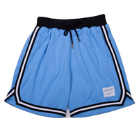 Mitchell & Ness Branded Game Day Shorts 'Water Blue Black' MB22ASH04DL