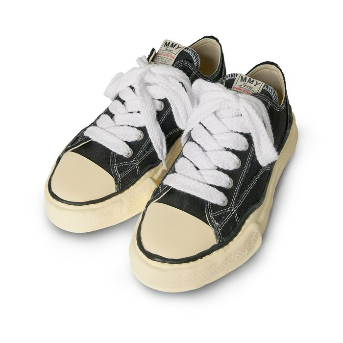 Maison MIHARA YASUHIRO PETERSON VL OG Sole Canvas Low-top Sneaker 'Black' A09FW733-BLK
