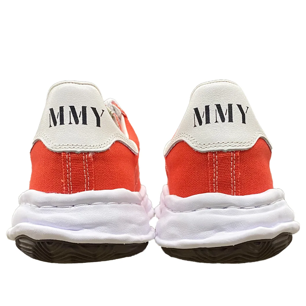 Maison MIHARA YASUHIRO BLAKEY OG Sole Canvas Low-top Sneaker 'Orange' A08FW735-ORG