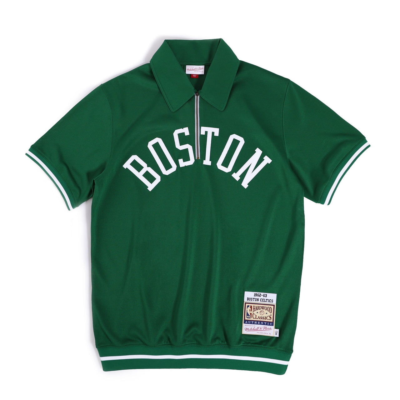 Mitchell & Ness NBA Authentic 1962-63 Shooting T-Shirt 'Boston Celtics' ASSH5699-BCE62PPPKYGN