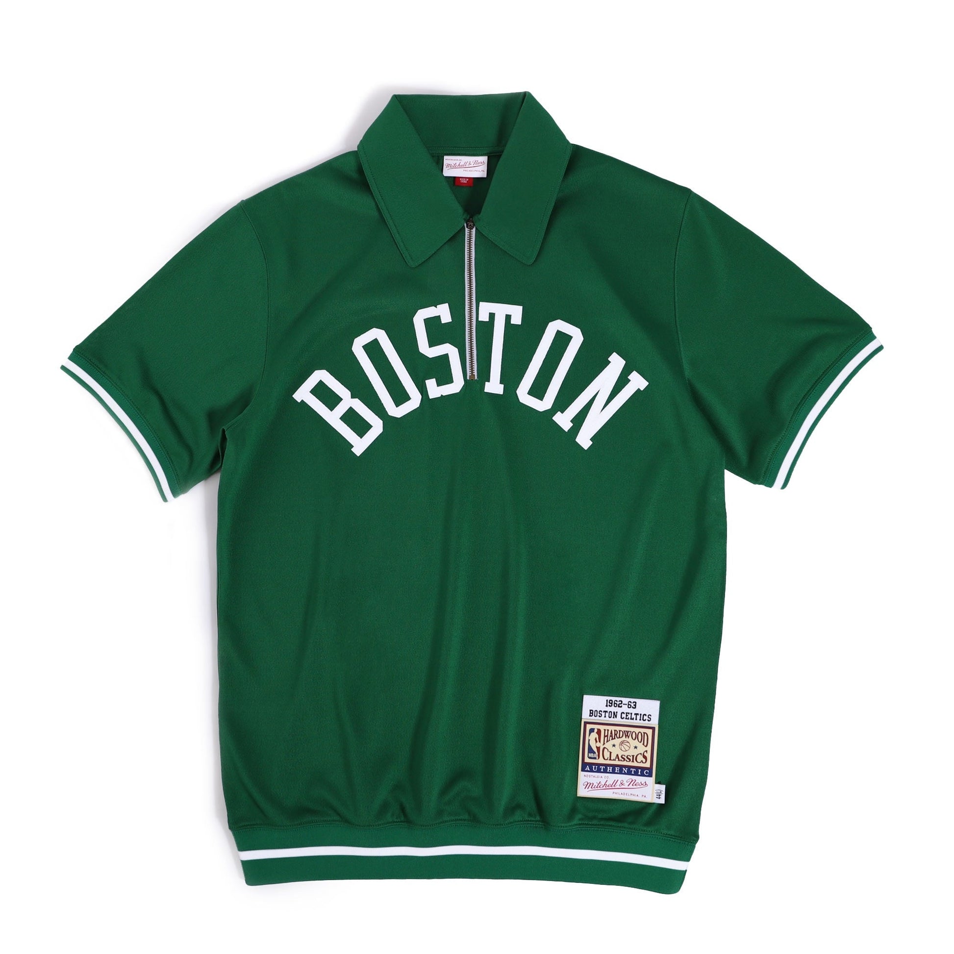 Mitchell & Ness NBA Authentic 1962-63 Shooting T-Shirt 'Boston Celtics' ASSH5699-BCE62PPPKYGN